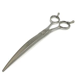 New Moon - Moontail 7.25” Show-Class Finish Super Curve Pink Gem Scissors